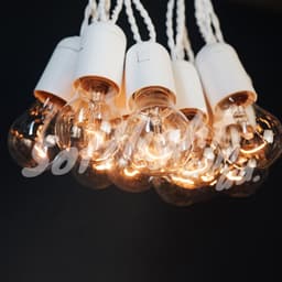 Гірлянда 5 метрів 10 ламп (біла) - 2