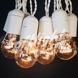 Гірлянда 5 метрів 10 ламп (біла) - 3