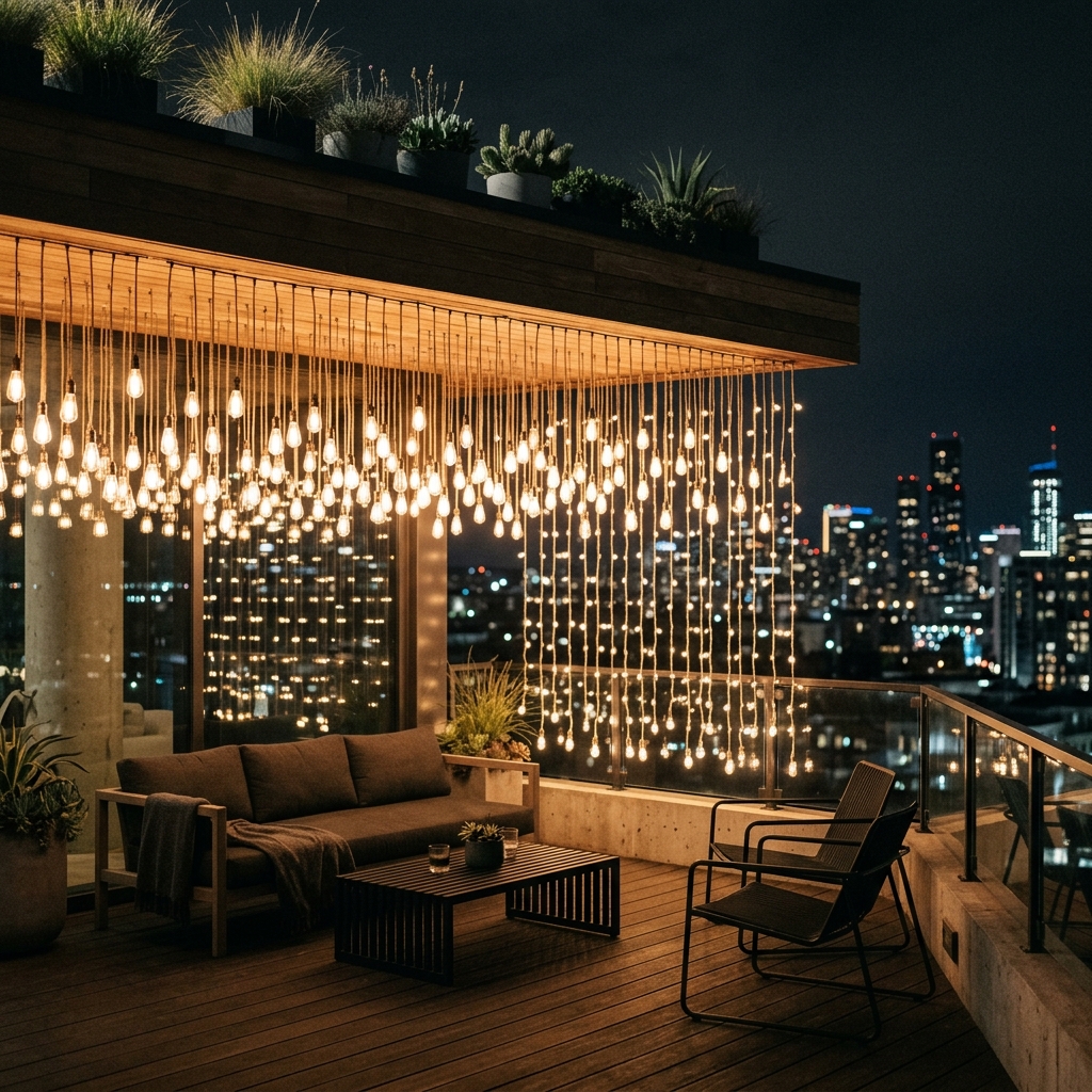 Вертикальні гірлянди-завіси